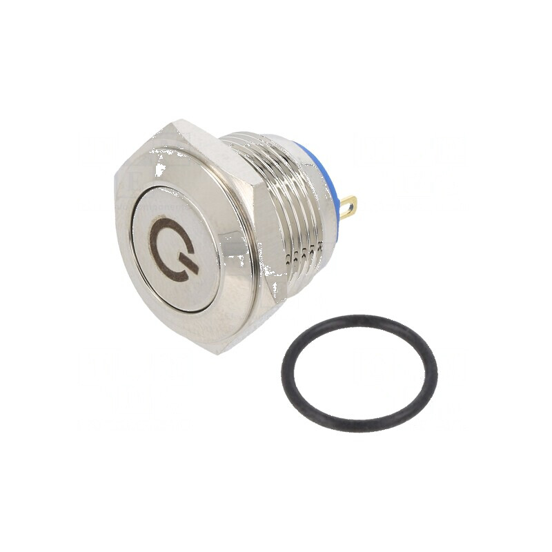 Comutator anti-vandalism 2 SPST-NO 2A/48VDC IP65 Ø16mm | Electronic-mag.ro | Componente Electronice