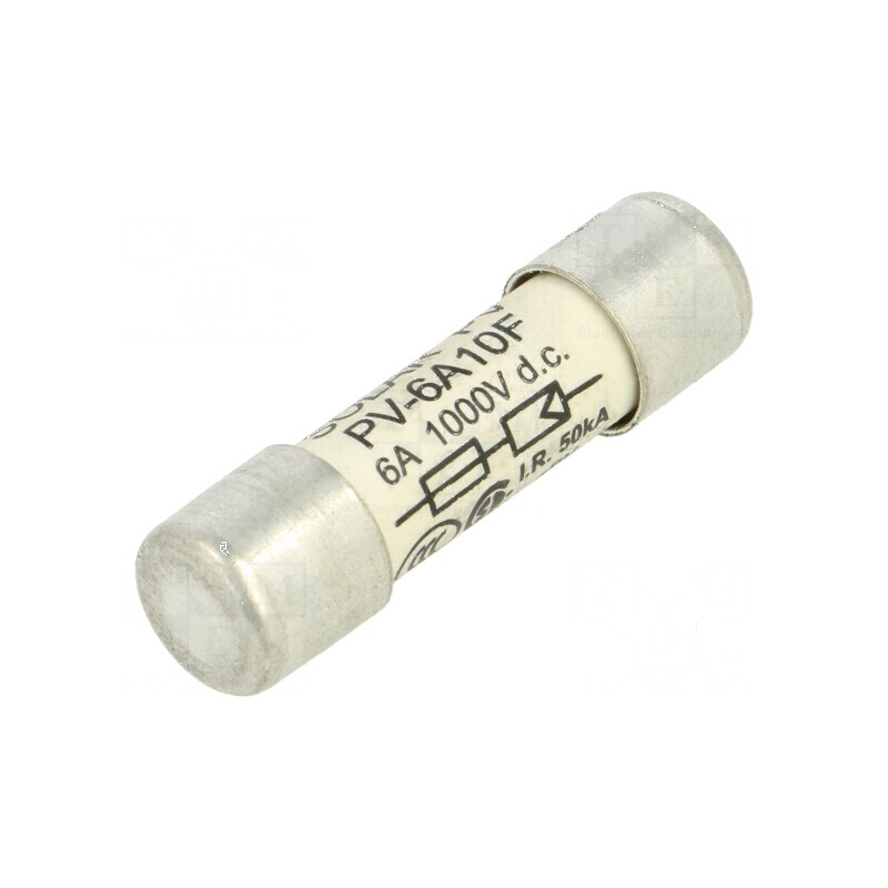 Siguranţă ceramică cilindrică gPV 6A 1kVDC | Electronic-mag.ro | Componente Electronice Siguranţă ceramică cilindrică gPV 6A 1kVDC | Electronic-mag.ro | Componente Electronice