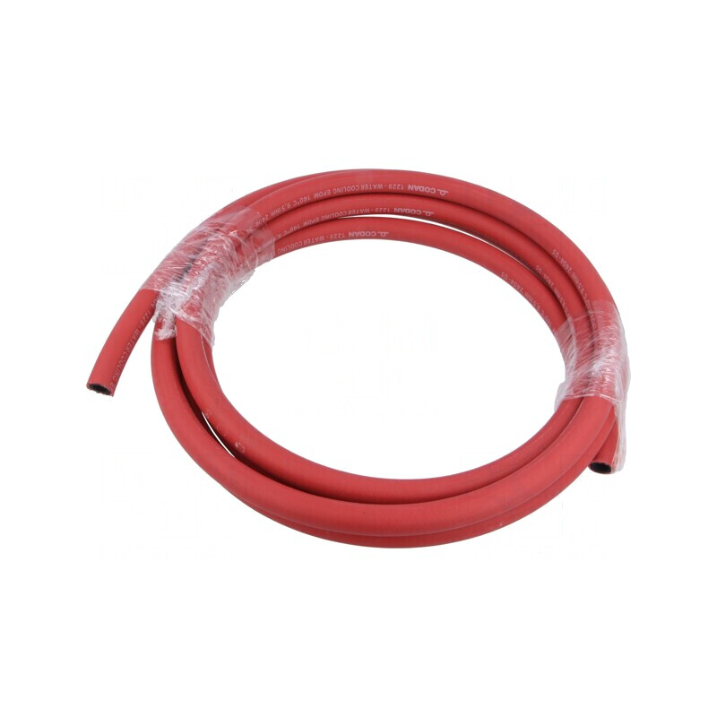 Furtun EPDM 20bar 9,5mm roșu cu rază de îndoire 50mm | Electronic-mag.ro | Componente Electronice