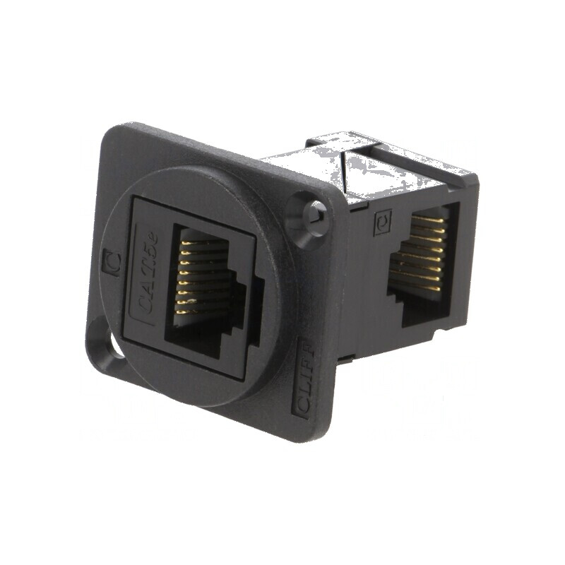 Adaptor FT Cat 5e 8p8c RJ45 soclu, ambele părţi | Electronic-mag.ro | Componente Electronice