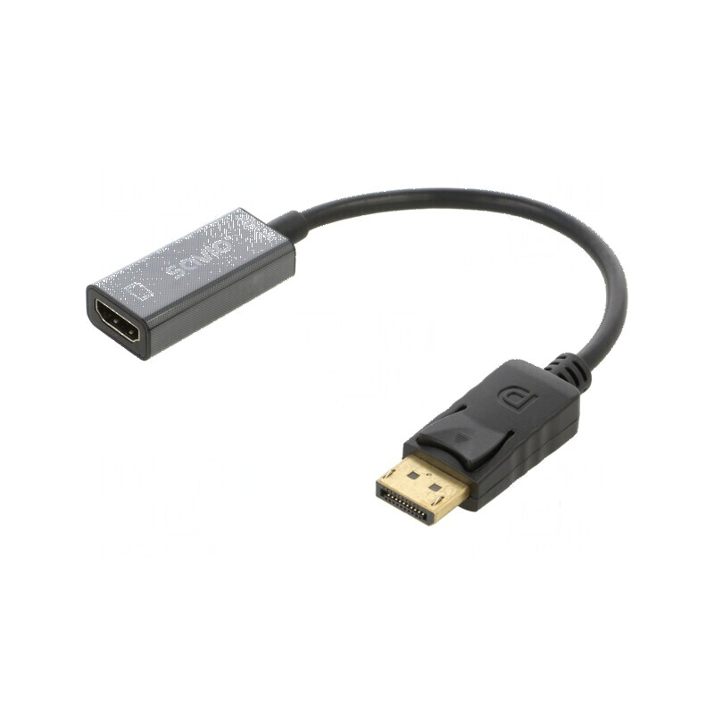 Adaptor DisplayPort 1.2 la HDMI 1.4, mufă DisplayPort și soclu HDMI | Electronic-mag.ro | Componente Electronice