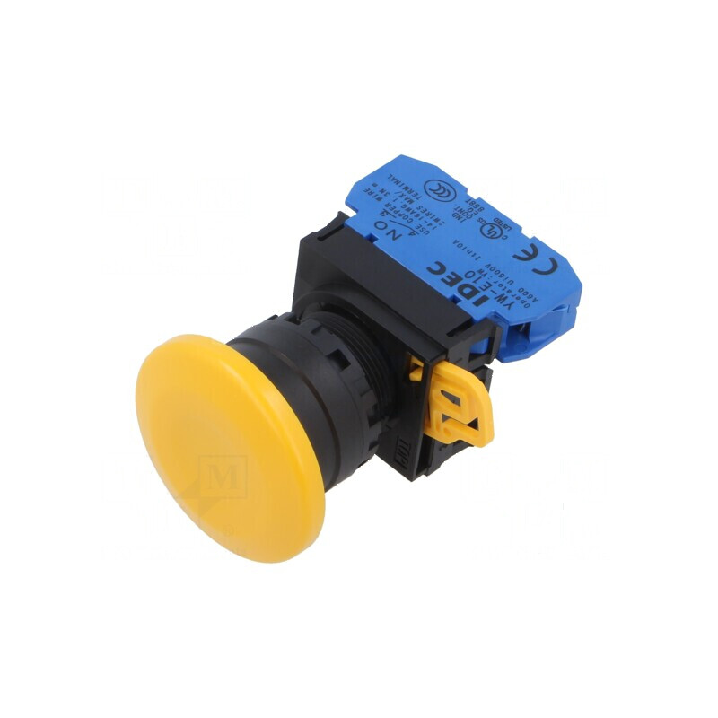 Comutator acţionat prin apăsare 22mm 1 NO galben | Electronic-mag.ro | Componente Electronice Comutator acţionat prin apăsare 22mm 1 NO galben | Electronic-mag.ro | Componente Electronice