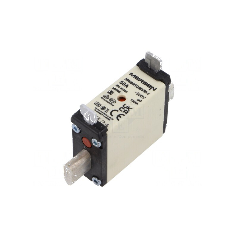 Siguranță ceramică gG 50A 500VAC industrial NH000 | Electronic-mag.ro | Componente Electronice Siguranță ceramică gG 50A 500VAC industrial NH000 | Electronic-mag.ro | Componente Electronice