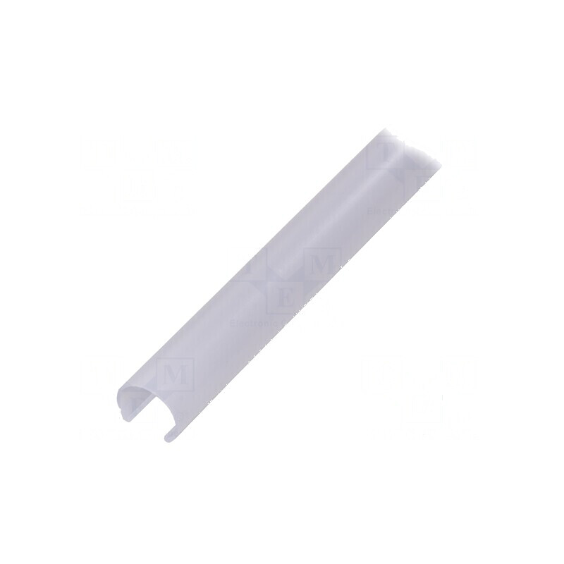 Apărătoare profile LED satin 1m JAZ-23R cu împingere | Electronic-mag.ro | Componente Electronice