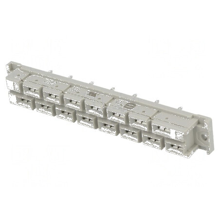 Conector DIN 41612 mamă 15 PIN THT drept | Electronic-mag.ro | Componente Electronice