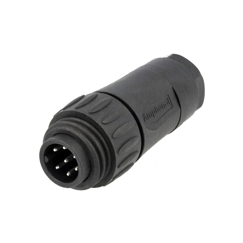 Conector circular mufa cablu PIN 7 tată lipire argintat | Electronic-mag.ro | Componente Electronice