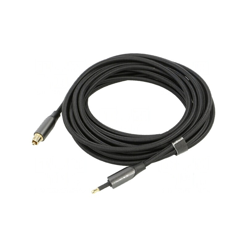 Cablu Toslink 3,5mm Mini - 5m, Mufă Toslink Placare Aurit | Electronic-mag.ro | Componente Electronice