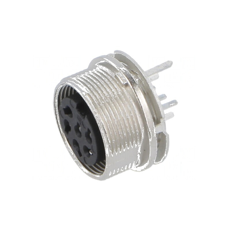 Conector M16 Soclu Mamă THT PIN 6 5A 150V Drept IP40 | Electronic-mag.ro | Componente Electronice Conector M16 Soclu Mamă THT PIN 6 5A 150V Drept IP40 | Electronic-mag.ro | Componente Electronice