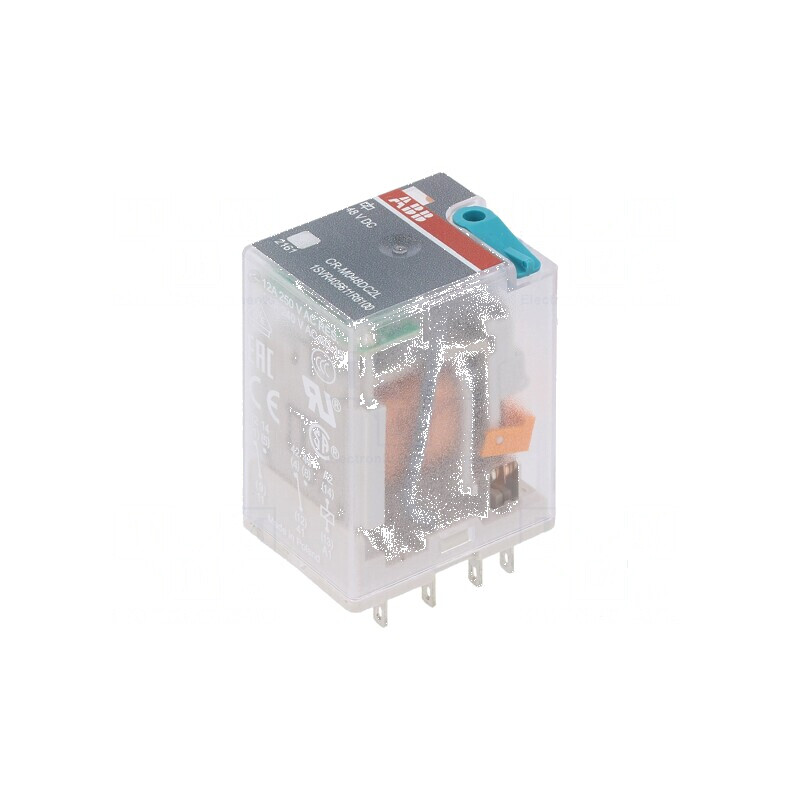 Releu electromagnetic DPDT 48VDC 12A | Electronic-mag.ro | Componente Electronice