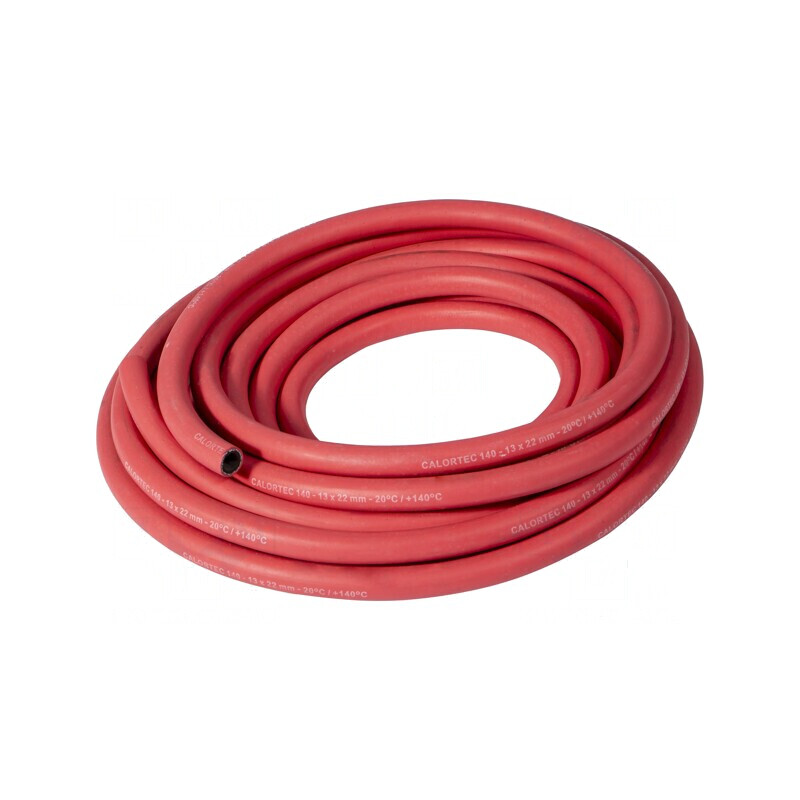 Furtun EPDM 13mm 20bar roșu -30÷140°C pentru aer și apă | Electronic-mag.ro | Componente Electronice