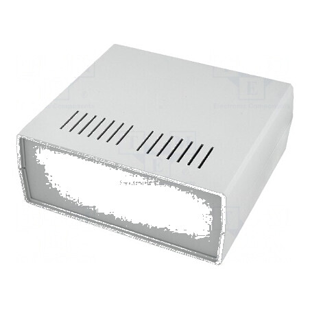 Carcasă ventilată polistiren 218mm x 237mm x 92mm | Electronic-mag.ro | Componente Electronice
