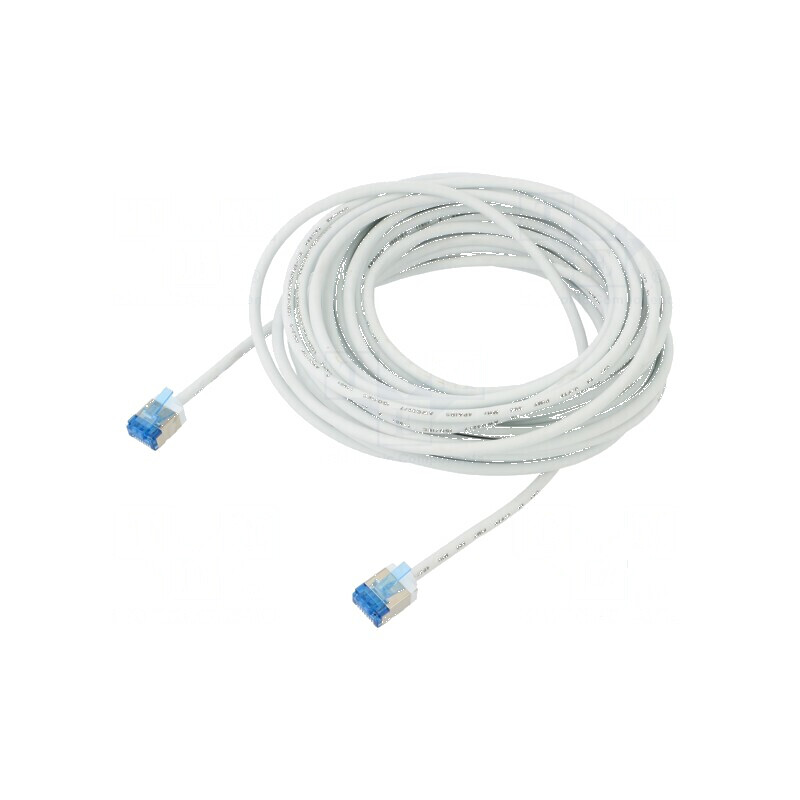 Patch cord U/FTP 6a 10m alb LSZH 32AWG | Electronic-mag.ro | Componente Electronice Patch cord U/FTP 6a 10m alb LSZH 32AWG | Electronic-mag.ro | Componente Electronice