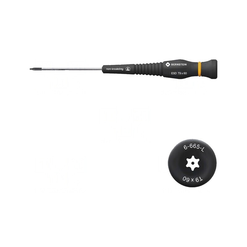 Şurubelniţă Torx® T9H ESD cu protecţie de precizie | Electronic-mag.ro | Componente Electronice