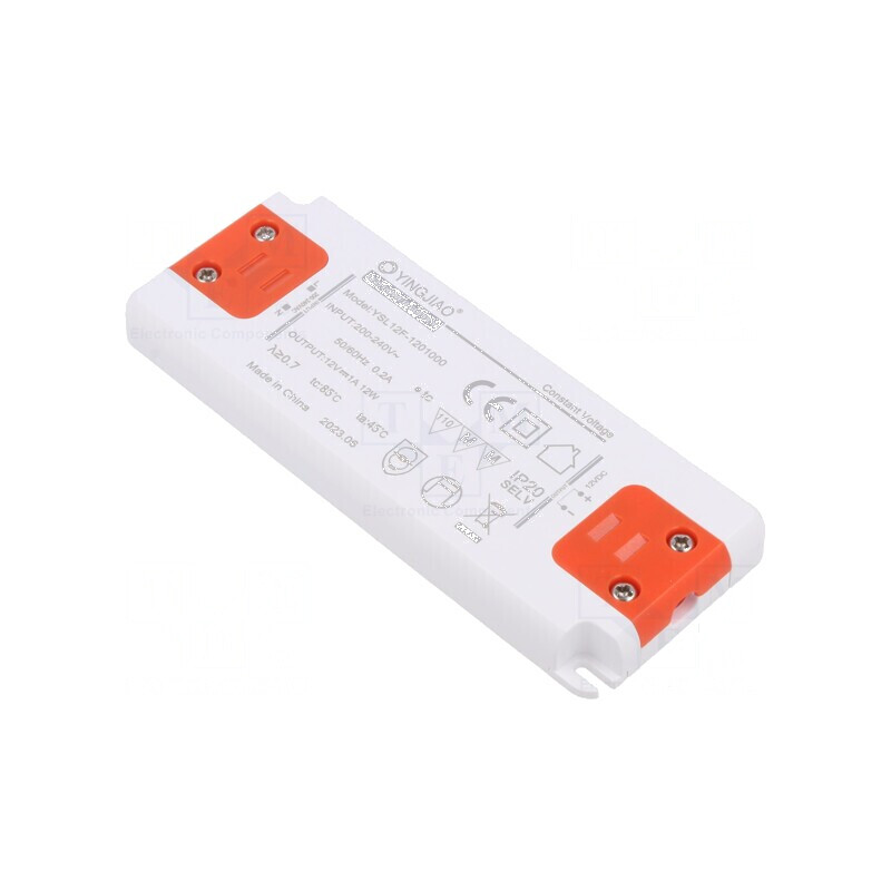 Alimentator LED 12W 12VDC 1A 220-240VAC IP20 | Electronic-mag.ro | Componente Electronice