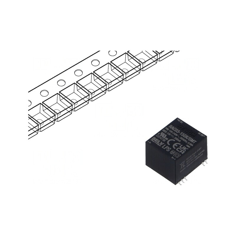 Convertor AC/DC 3W 85-264VAC la 15VDC | Electronic-mag.ro | Componente Electronice