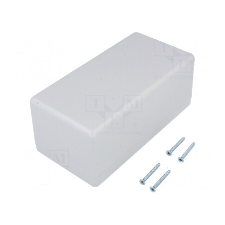 Carcasă universală ABS gri IP54 66mm x 131mm x 55mm 1594 | Electronic-mag.ro | Componente Electronice