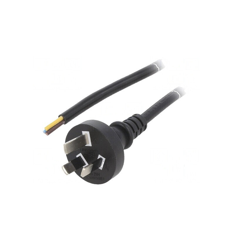 Cablu 3x1mm2 AS/NZS 3112 5m negru PVC 10A | Electronic-mag.ro | Componente Electronice Cablu 3x1mm2 AS/NZS 3112 5m negru PVC 10A | Electronic-mag.ro | Componente Electronice