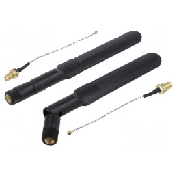 Antenă SMA 50W 600-2700MHz 50Ω 100mm 5dBi Neagră | Electronic-mag.ro | Componente Electronice