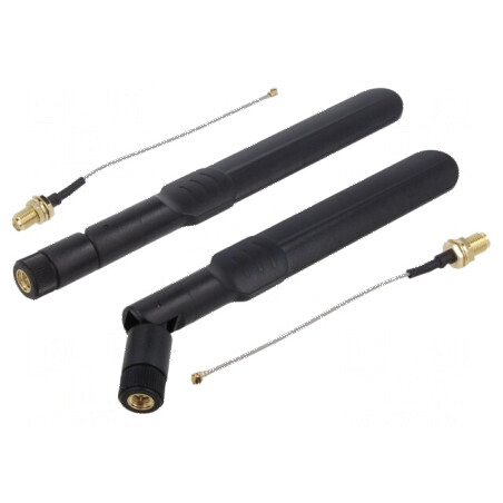 Antenă SMA 50W 600-2700MHz 50Ω 100mm 5dBi Neagră | Electronic-mag.ro | Componente Electronice
