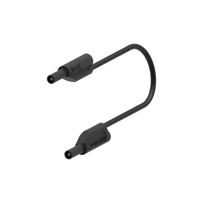 Cablu de măsurare 10A cu mufe banană 2mm, 2 piese | Electronic-mag.ro | Componente Electronice