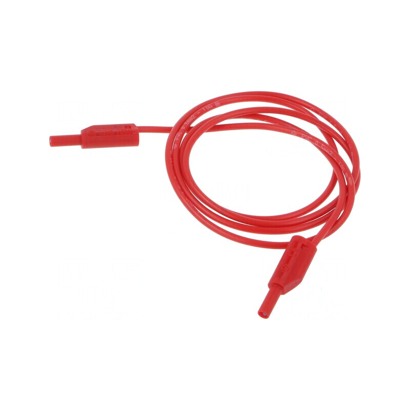 Cablu de măsurare 10A cu mufă banană 2mm, 2 capete | Electronic-mag.ro | Componente Electronice