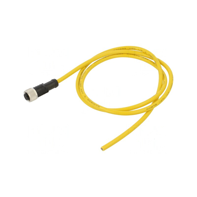 Conector M12 mufă PIN 5 mamă A-DeviceNet CANopen 1m | Electronic-mag.ro | Componente Electronice