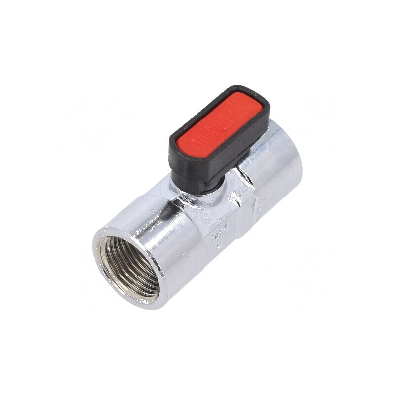Robinet mecanic cu bilă alamă nichelată 20bar 20-80°C | Electronic-mag.ro | Componente Electronice