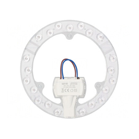 Lampă LED 4000K 18W 1800lm Panou Luminos 176mm 230VAC | Electronic-mag.ro | Componente Electronice
