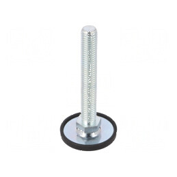 Picioruş cu Diametru 50mm M8 Oţel, Lungime Tijă 63mm | Electronic-mag.ro | Componente Electronice