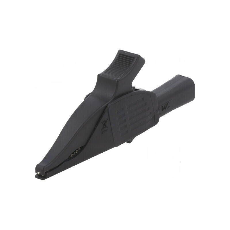 Bornă crocodil 19A neagră, capacitate prindere max. 39,5mm | Electronic-mag.ro | Componente Electronice Bornă crocodil 19A neagră, capacitate prindere max. 39,5mm | Electronic-mag.ro | Componente Electronice