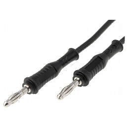 Cablu de măsurare 70VDC 33VAC 20A 1m negru | Electronic-mag.ro | Componente Electronice