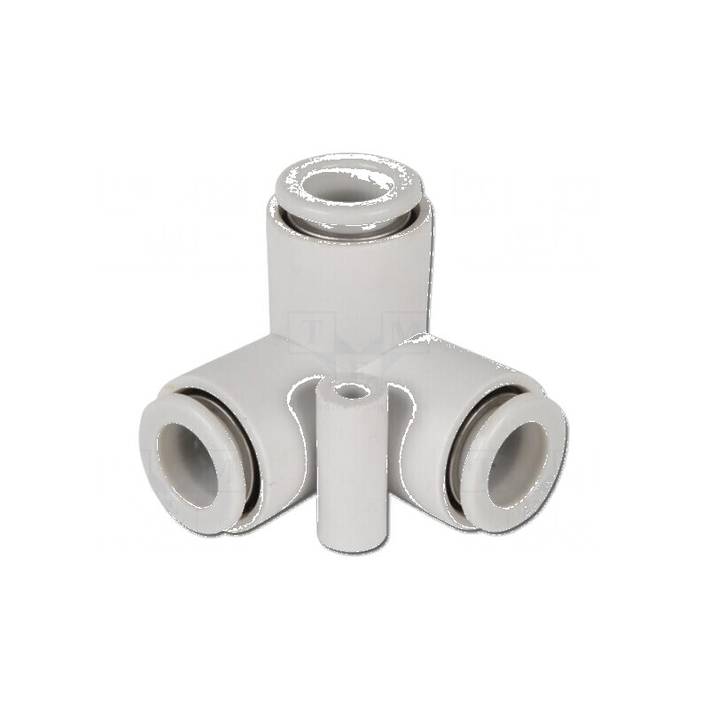 Teu mufabil în unghi de 90°, polipropilenă, 1÷10bar, -5÷60°C | Electronic-mag.ro | Componente Electronice