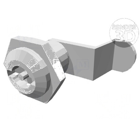 Închizătoare aliaj de zinc 35mm cu manetă din oțel nichelată | Electronic-mag.ro | Componente Electronice