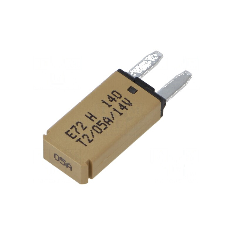 Siguranţă termică 5A 12VDC auto 12,45mm E72 | Electronic-mag.ro | Componente Electronice