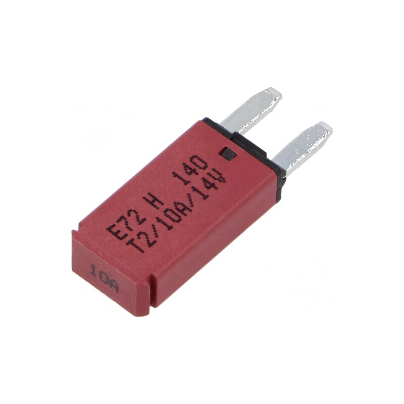 Siguranţă termică 10A 12VDC auto 12,45mm E72 | Electronic-mag.ro | Componente Electronice