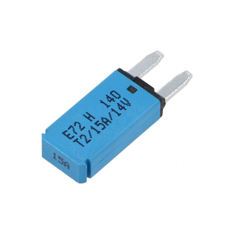 Siguranță termică 15A 12VDC auto 12,45mm E72 | Electronic-mag.ro | Componente Electronice
