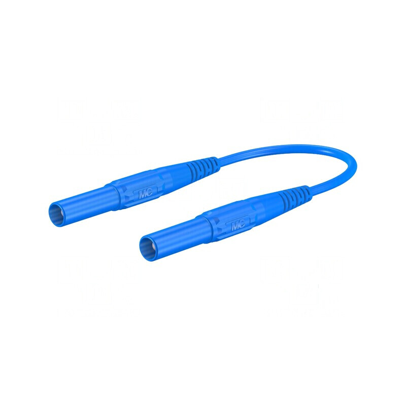 Cablu de măsurare 19A mufe banană 4 mm, 2 capete | Electronic-mag.ro | Componente Electronice