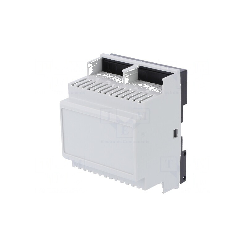 Carcasă pentru şină DIN 90mm x 70mm x 58mm gri Nr. mod 4 | Electronic-mag.ro | Componente Electronice