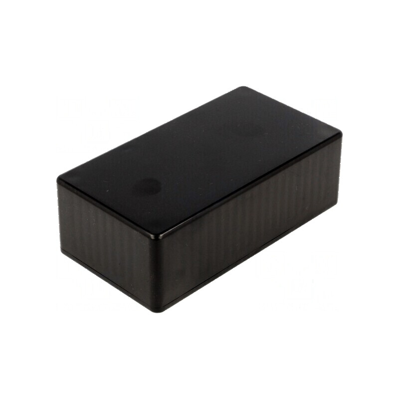 Carcasă universală ABS neagră 65mm x 120mm x 36mm 1591 | Electronic-mag.ro | Componente Electronice