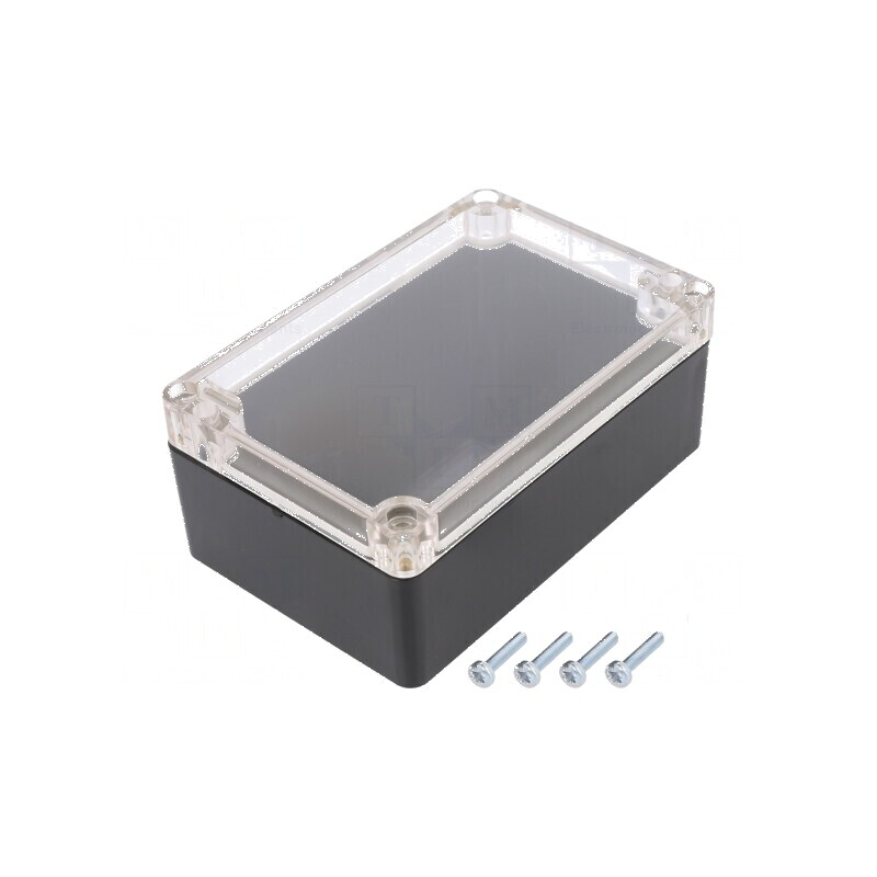 Carcasă universală 90mm x 135mm x 55mm cu bucșă din alamă | Electronic-mag.ro | Componente Electronice