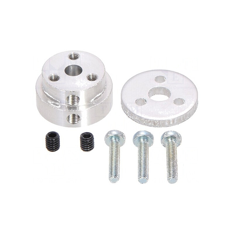 Kit de fixare a roții cu adaptor și șuruburi pentru ax cu crestătură D | Electronic-mag.ro | Componente Electronice