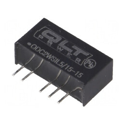 Convertor DC/DC 2W 4,5-5,5V la 15VDC și -15VDC | Electronic-mag.ro | Componente Electronice