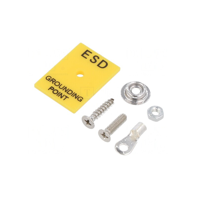 Fişă de împământare ESD 35x30mm 0Ω - Protecție electrostatică | Electronic-mag.ro | Componente Electronice Fişă de împământare ESD 35x30mm 0Ω - Protecție electrostatică | Electronic-mag.ro | Componente Electronice