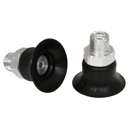 Ventuză 25mm G1/8 AG Shore 55 1,3cm3 26,5N PFYN | Electronic-mag.ro | Componente Electronice