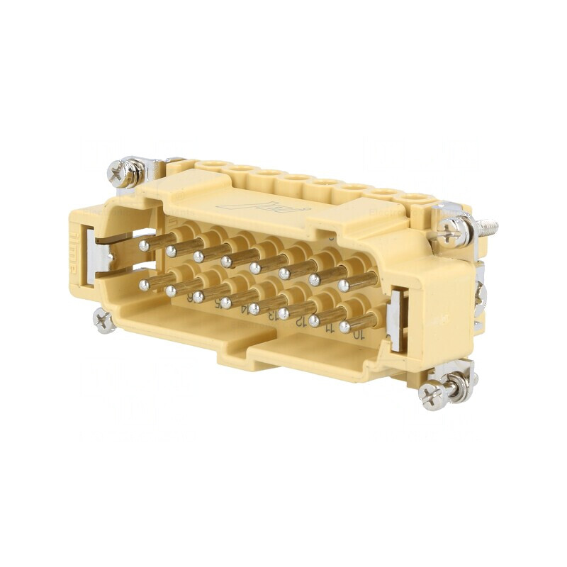Conector HDC tată JEI PIN 16, 16A, 500V, dimensiune 77.27 | Electronic-mag.ro | Componente Electronice