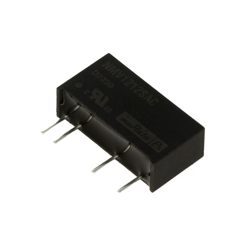 Convertor DC/DC 1W 10,8-13,2V la 12VDC 84mA SIP | Electronic-mag.ro | Componente Electronice