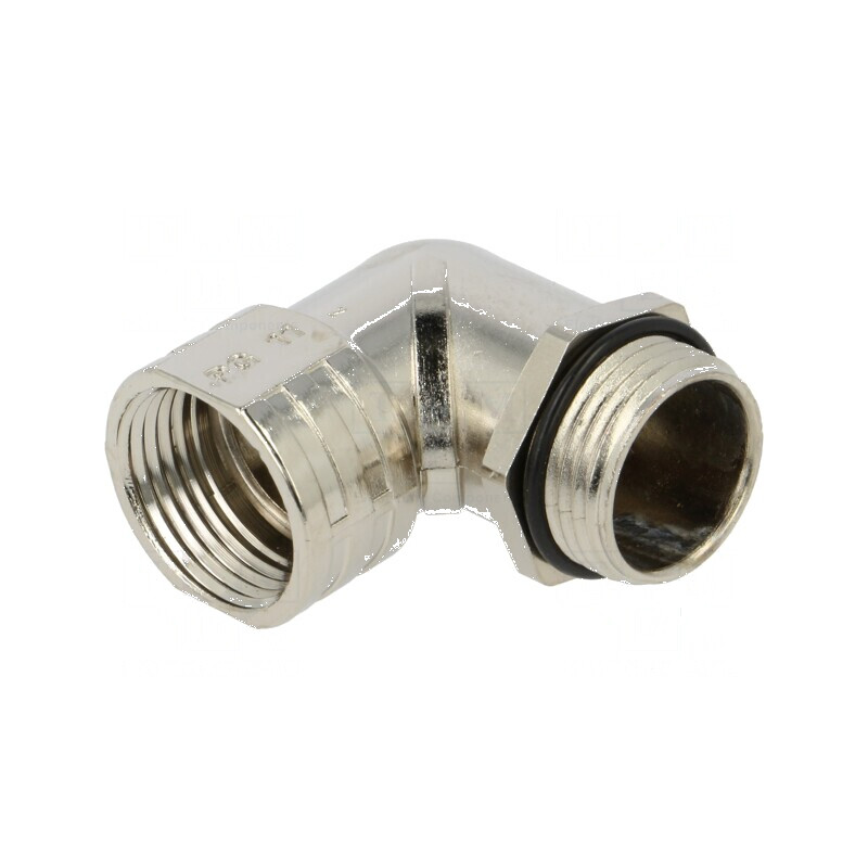 Garnitură etanșare unghi PG11 IP55 aliaj zinc metalică | Electronic-mag.ro | Componente Electronice