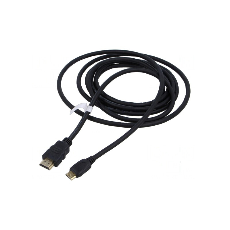 Cablu HDMI 2.0 HDCP 2.2, 5m, mini HDMI mufă, PVC | Electronic-mag.ro | Componente Electronice