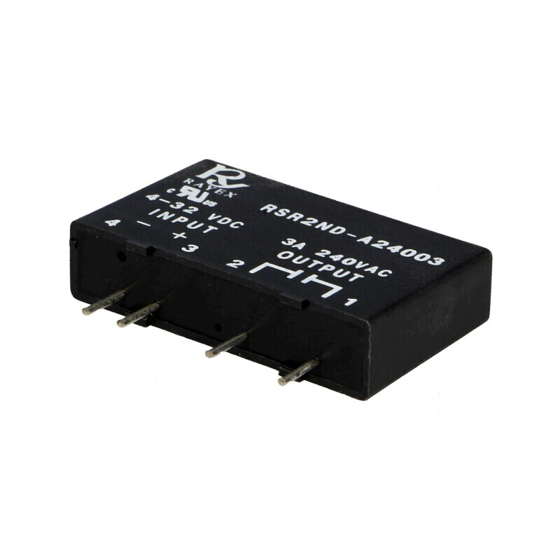 Releu semiconductor Ucom 4-32VDC 3A 24-280VAC RSR2 1-fazat | Electronic-mag.ro | Componente Electronice