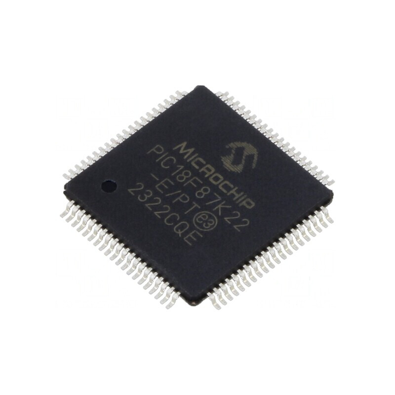 Microcontroler PIC 64MHz 1.8-5.5VDC SMD TQFP80 PIC18 | Electronic-mag.ro | Componente Electronice